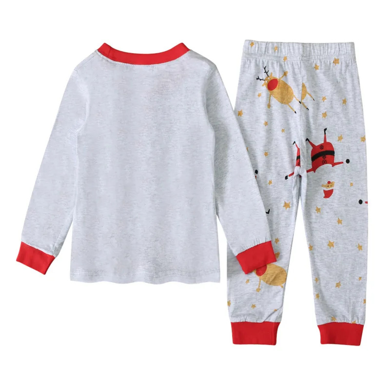 Winter Clothing Youtube - かわいいサンタクロースクリスマスパジャマ子供長袖トップパンツ 2 個秋冬子供パジャマ服セット