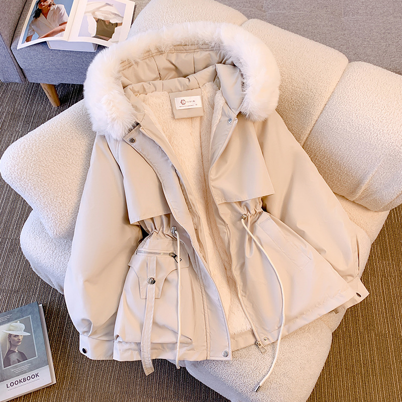 Winter Clothing Manufacturers - ダウンコットンジャケット レディース 2025年新作 スリム ファッション 無地