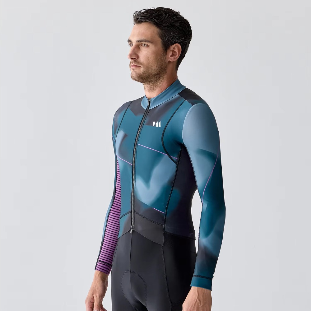 Winter Clothing Manufacturers - ジッパーポケット付きサーマルサイクリングジャージ メンズ、カスタム冬用防寒バイクジャージ、サイクリングウェアメーカー