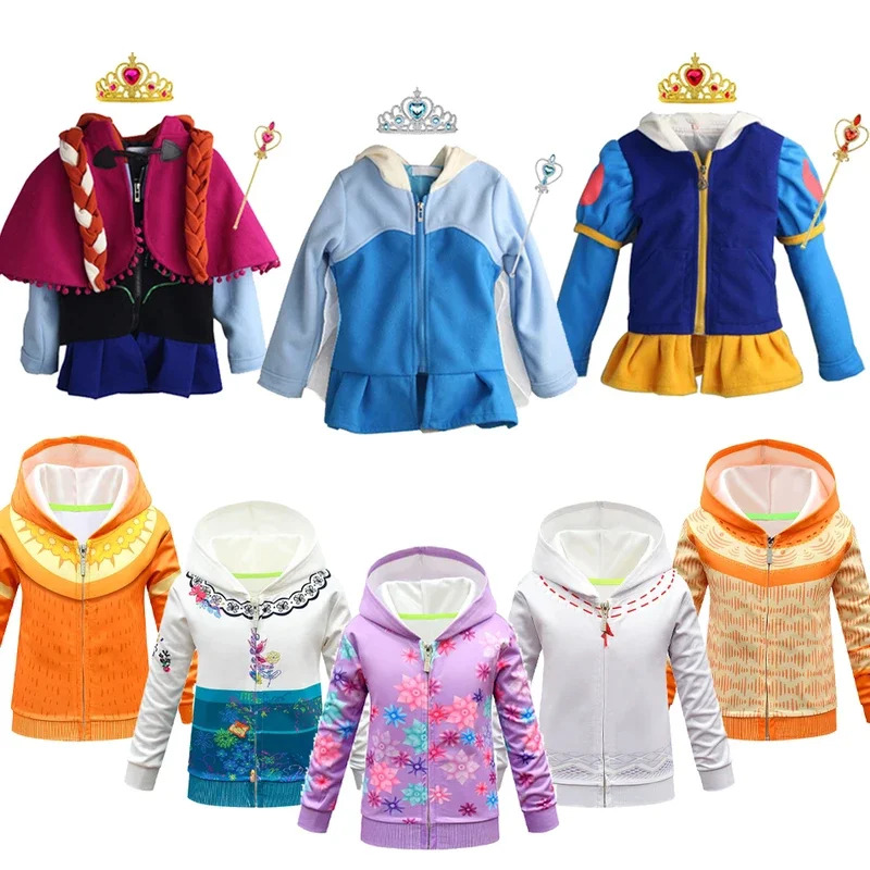 キッズガールズエルザ白雪姫アンナ生き抜くコート子供冬エンカン - Winter Clothing Youtube のレビューと価格