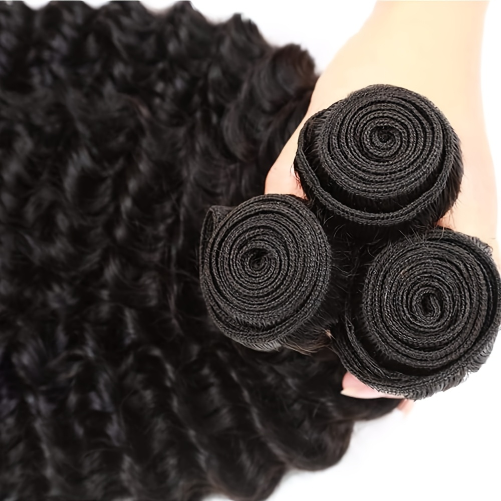 カーリーヘア人毛束　 人毛　高品質ディープウェーブ生毛束　ウ - Winter Clothing Bundle のレビューと価格