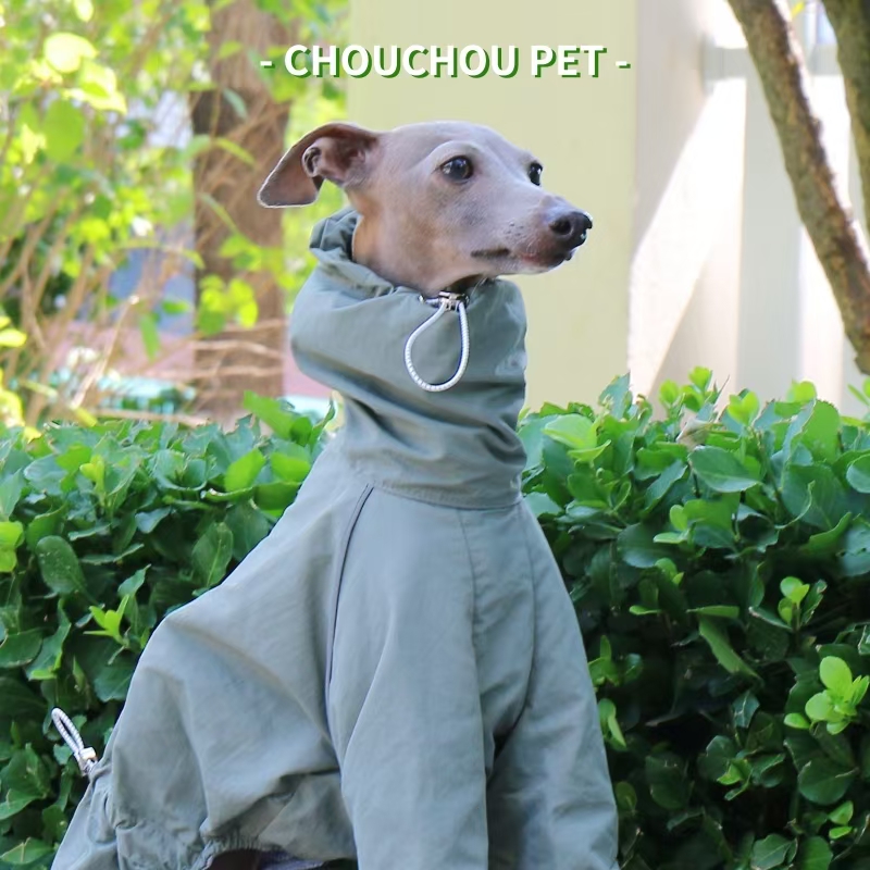 イタリアングレイハウンドレインコート秋冬用屋外ペットジャケッ - Winter Clothing For Dogs のレビューと価格