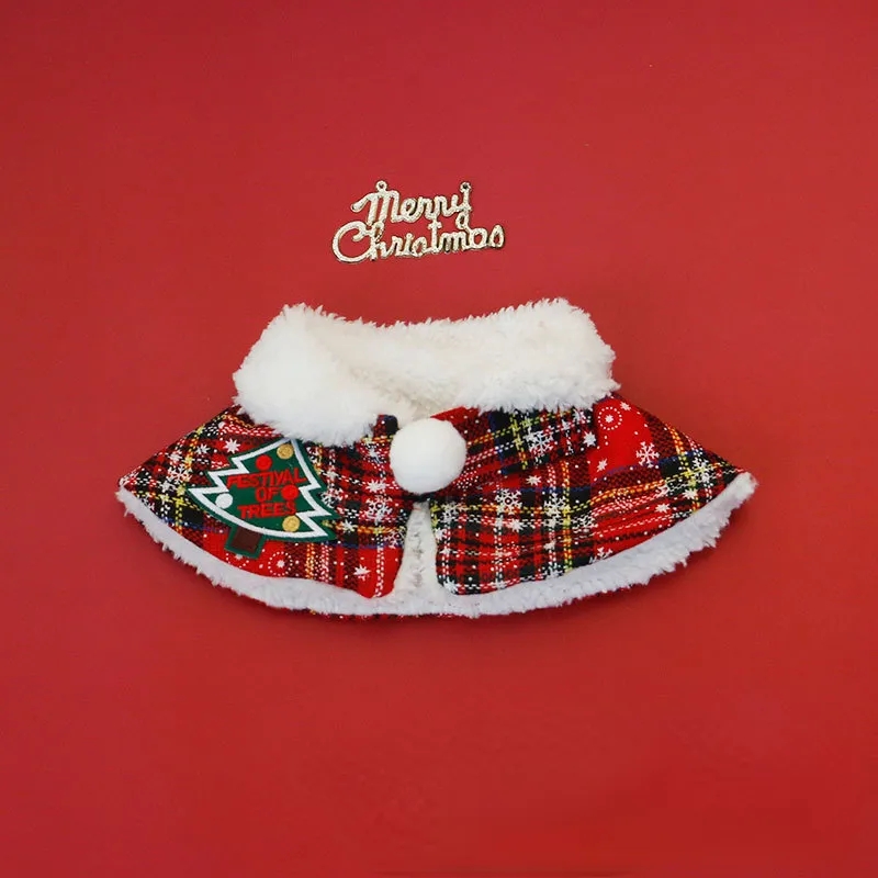 ペットのクリスマスケープ,新年のケープ,ショール,スカーフ, - Winter Clothing For Dogs のレビューと価格
