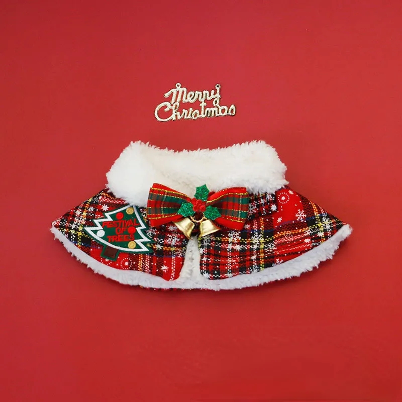 ペットのクリスマスケープ,新年のケープ,ショール,スカーフ, - Winter Clothing For Dogs のレビューと価格