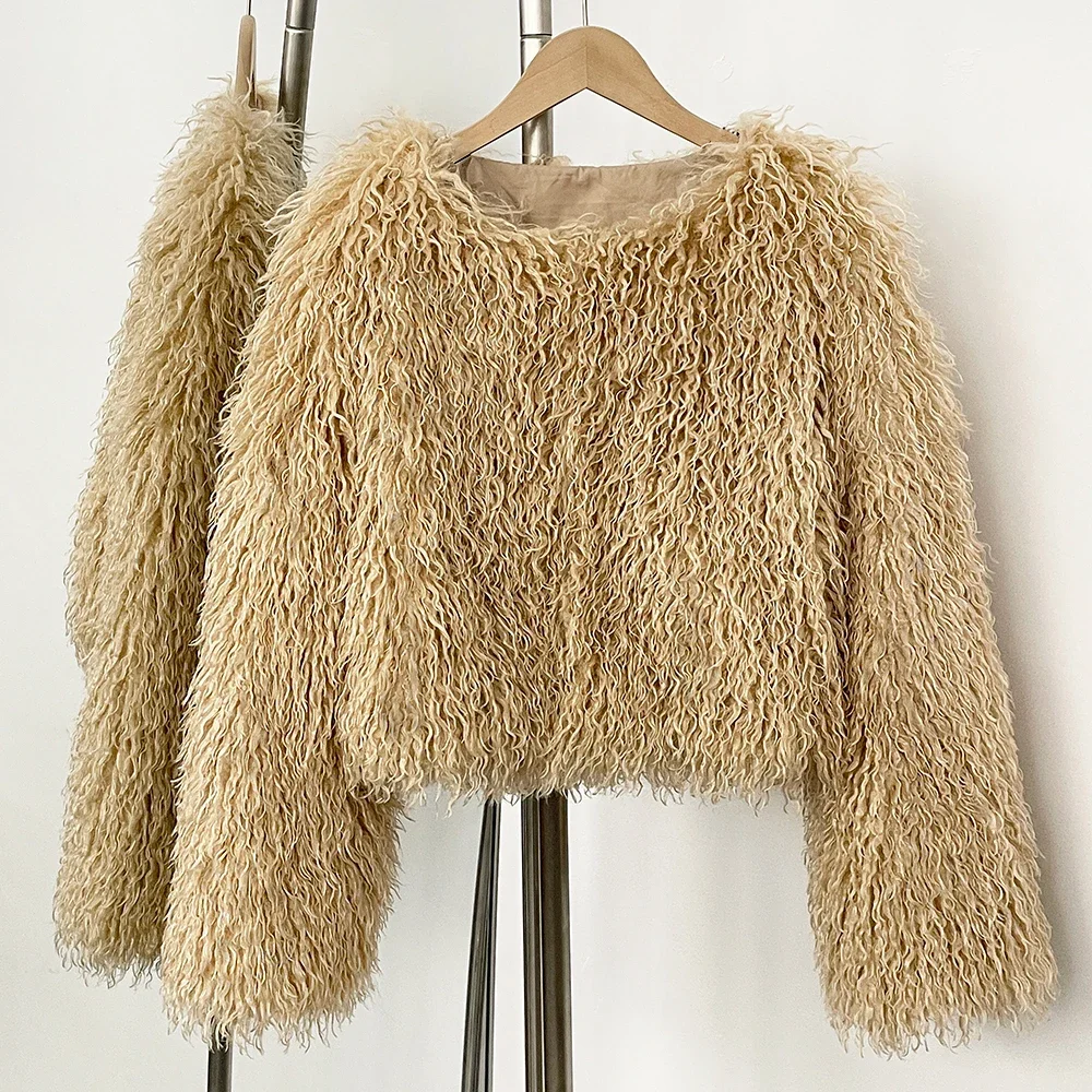 OFTBUYフェイクファージャケット新型ファーコートエコフレ - Winter Clothing Manufacturers のレビューと価格