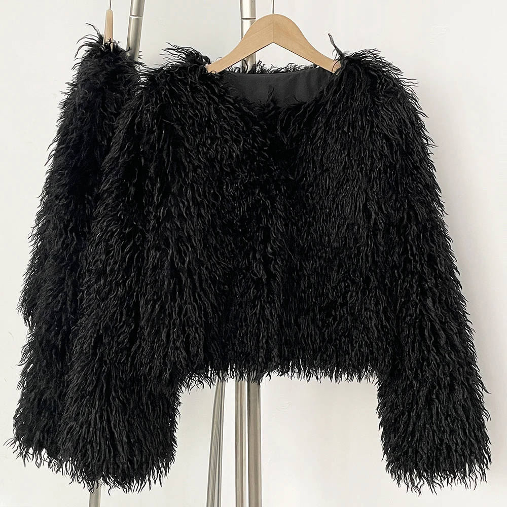 OFTBUYフェイクファージャケット新型ファーコートエコフレ - Winter Clothing Manufacturers のレビューと価格