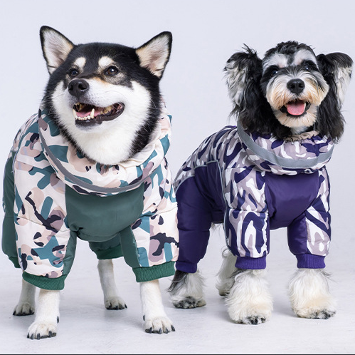 メーカー直販 厚手 冬用 防水 犬用ペット服 ワンピース 四 - Winter Clothing Manufacturers のレビューと価格