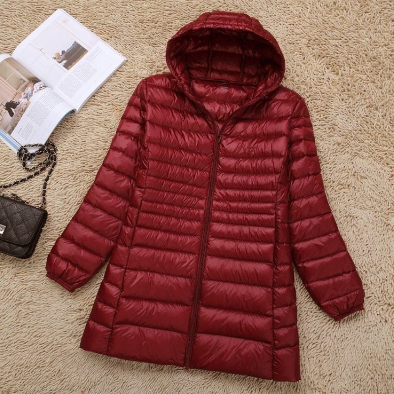 プラスサイズ 5XL 6XL 7XL 女性のフード付きパファ - Winter Clothing Pk のレビューと価格