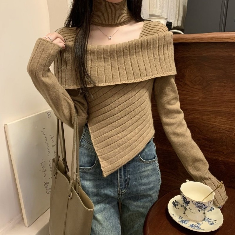 クロップド丈の女性用プルオーバー、クリスマス、若々しいスタイ - Winter Clothing Offer のレビューと価格