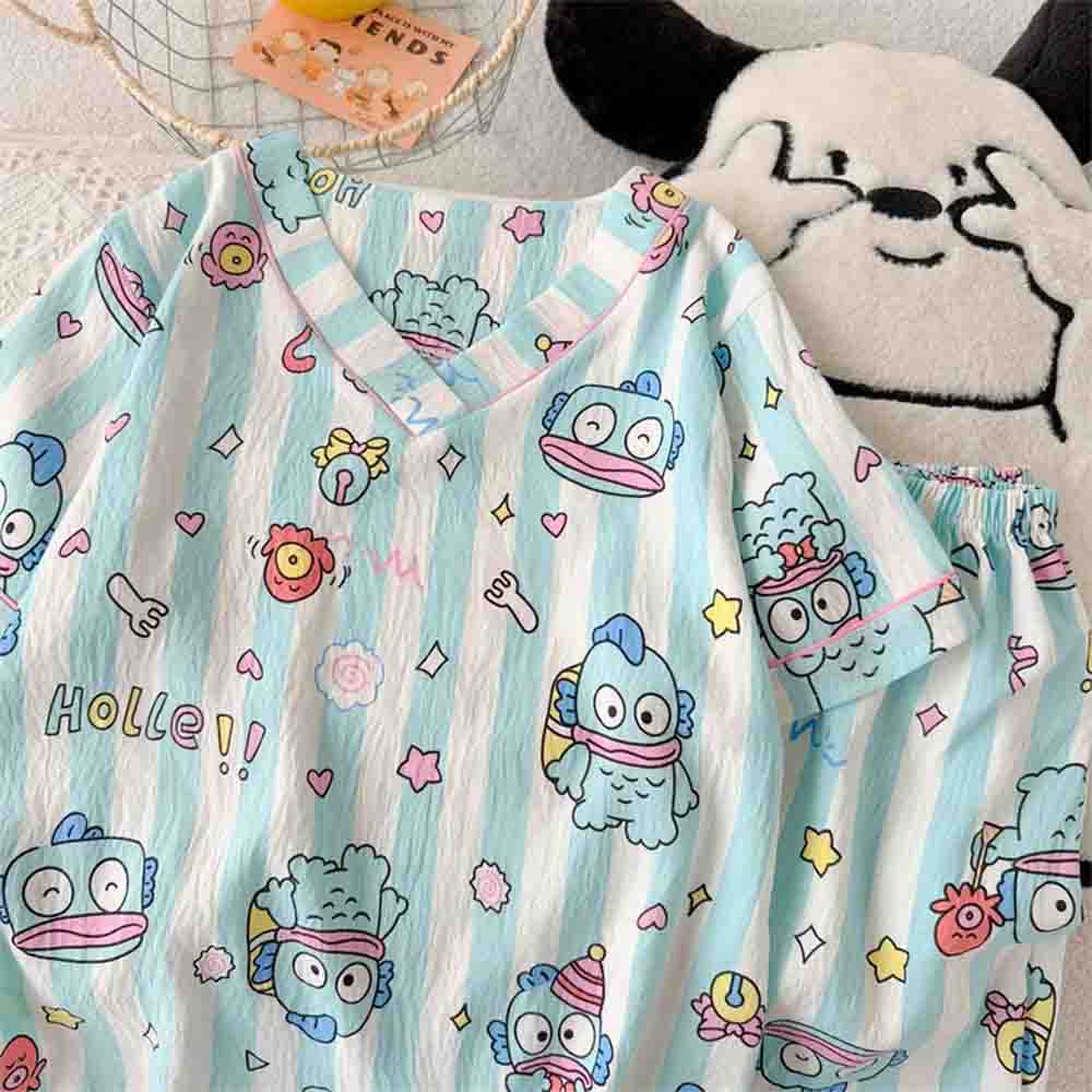 サンリオ ハンギョドン レディース パジャマセット 可愛い漫 - Winter Clothing Gear のレビューと価格