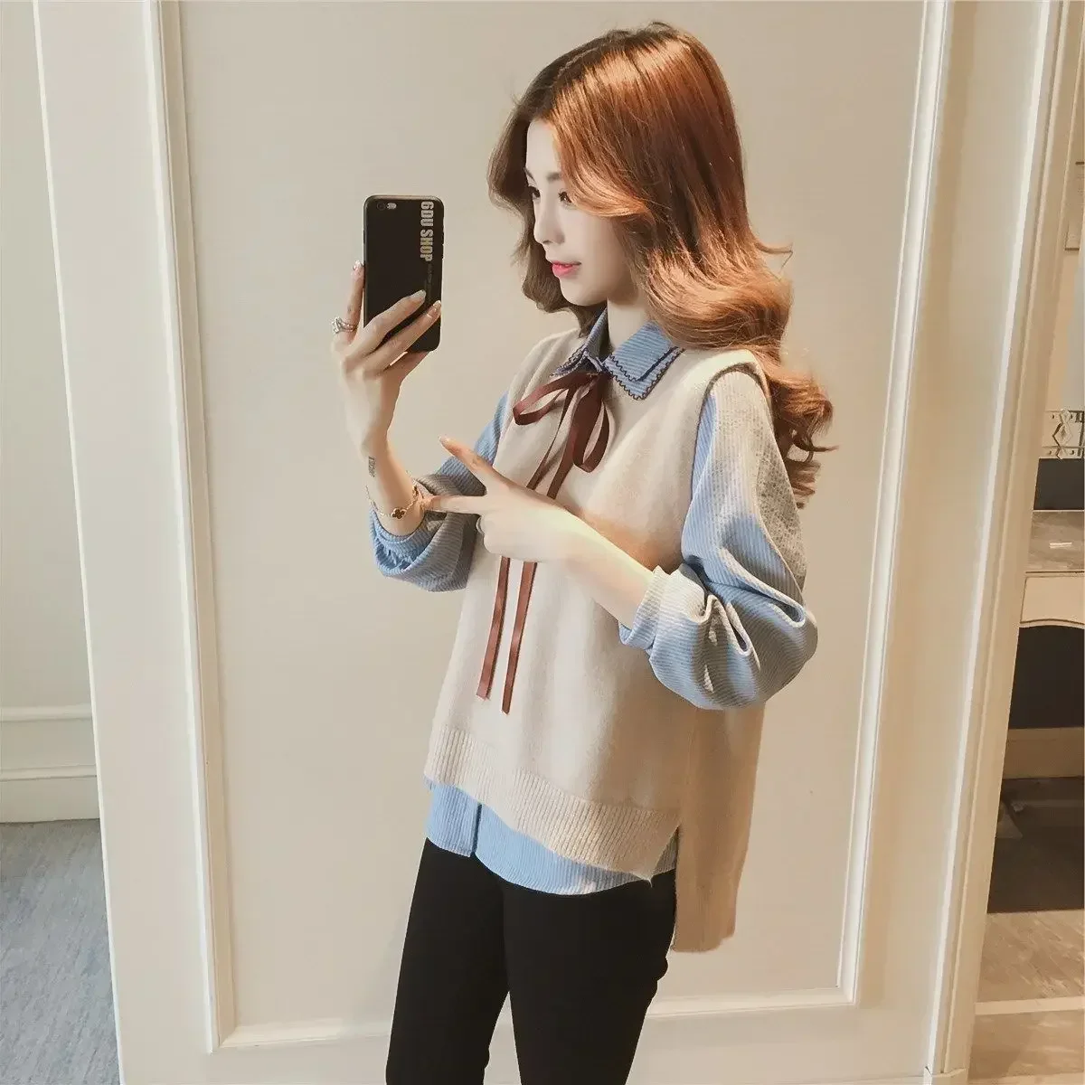 女性の韓国風ニットウエストコート,女性のセーター,柔らかいウ - Winter Clothing Offer のレビューと価格