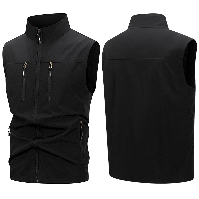 メンズ軽量ソフトシェルベスト ジッパーポケット付き 防風 ノ - Winter Clothing Pk のレビューと価格