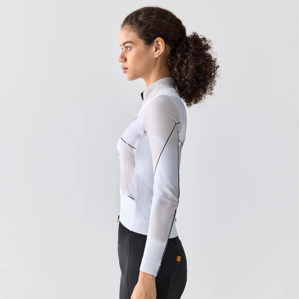 レディース長袖サーマルフリースサイクリングジャージシャツ、カ - Winter Clothing Manufacturers のレビューと価格