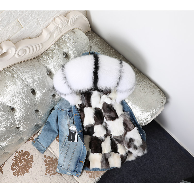 Maomaokong-女性用の毛皮の襟付きの本物のキツネの毛 - Winter Clothing For Dogs のレビューと価格
