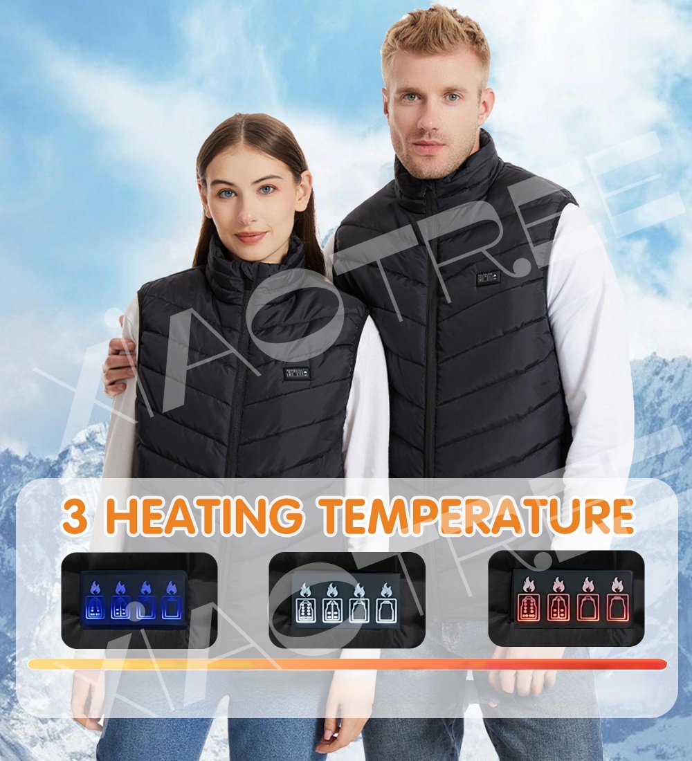 28/9エリア加熱ベスト メンズ レディース 電熱ジャケット - Winter Clothing Pk のレビューと価格
