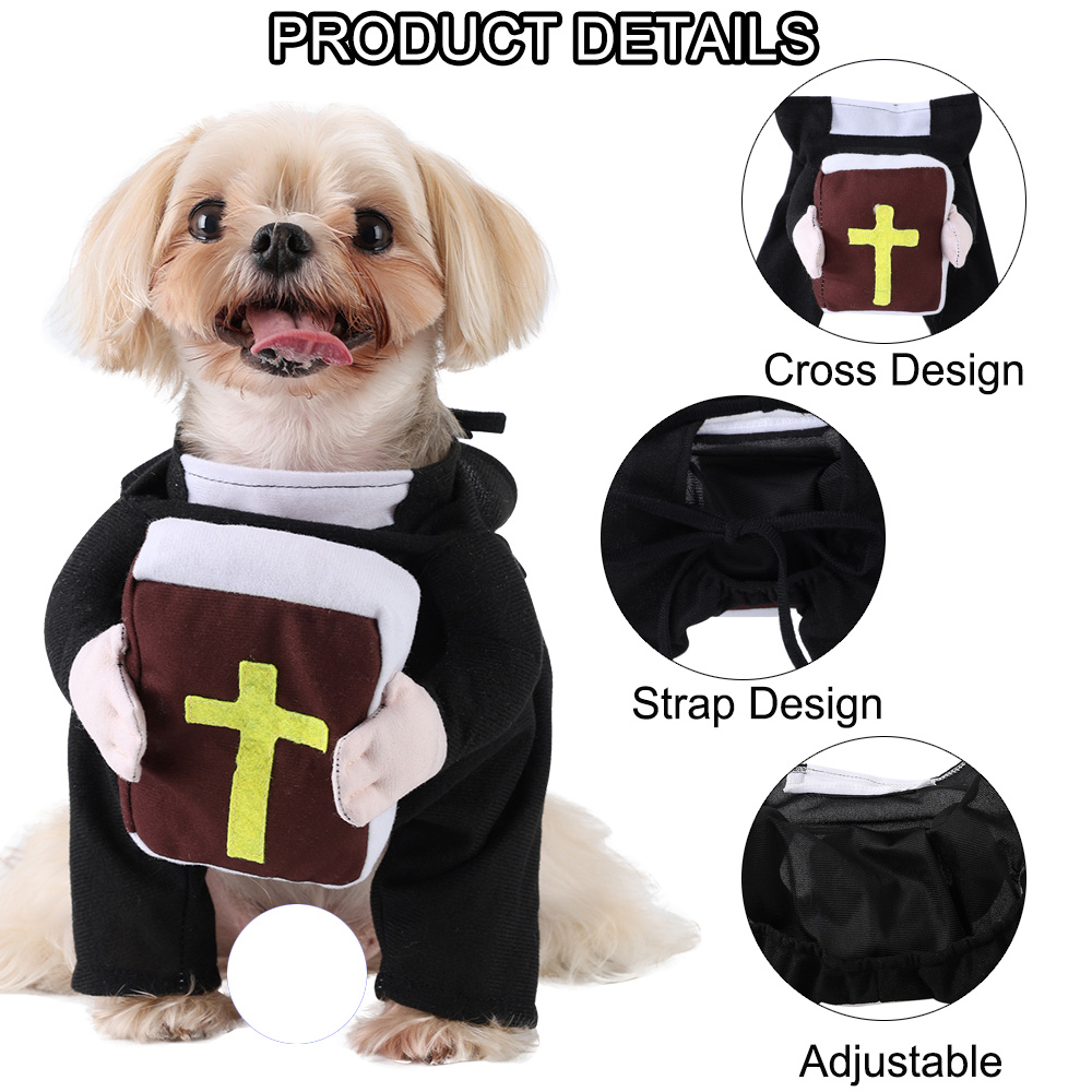 面白いハロウィンペット犬コスプレコスチューム小型犬中型犬パー - Winter Clothing Dress Up のレビューと価格