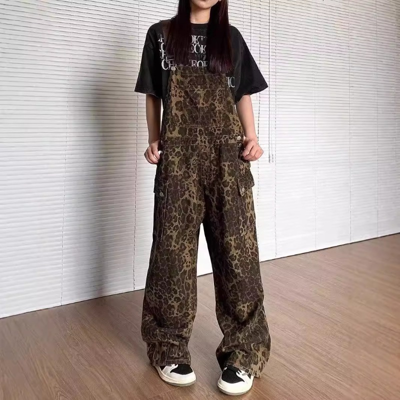2026年新作 レディース レオパード柄 デニムオーバーオー - Winter Clothing Trends のレビューと価格