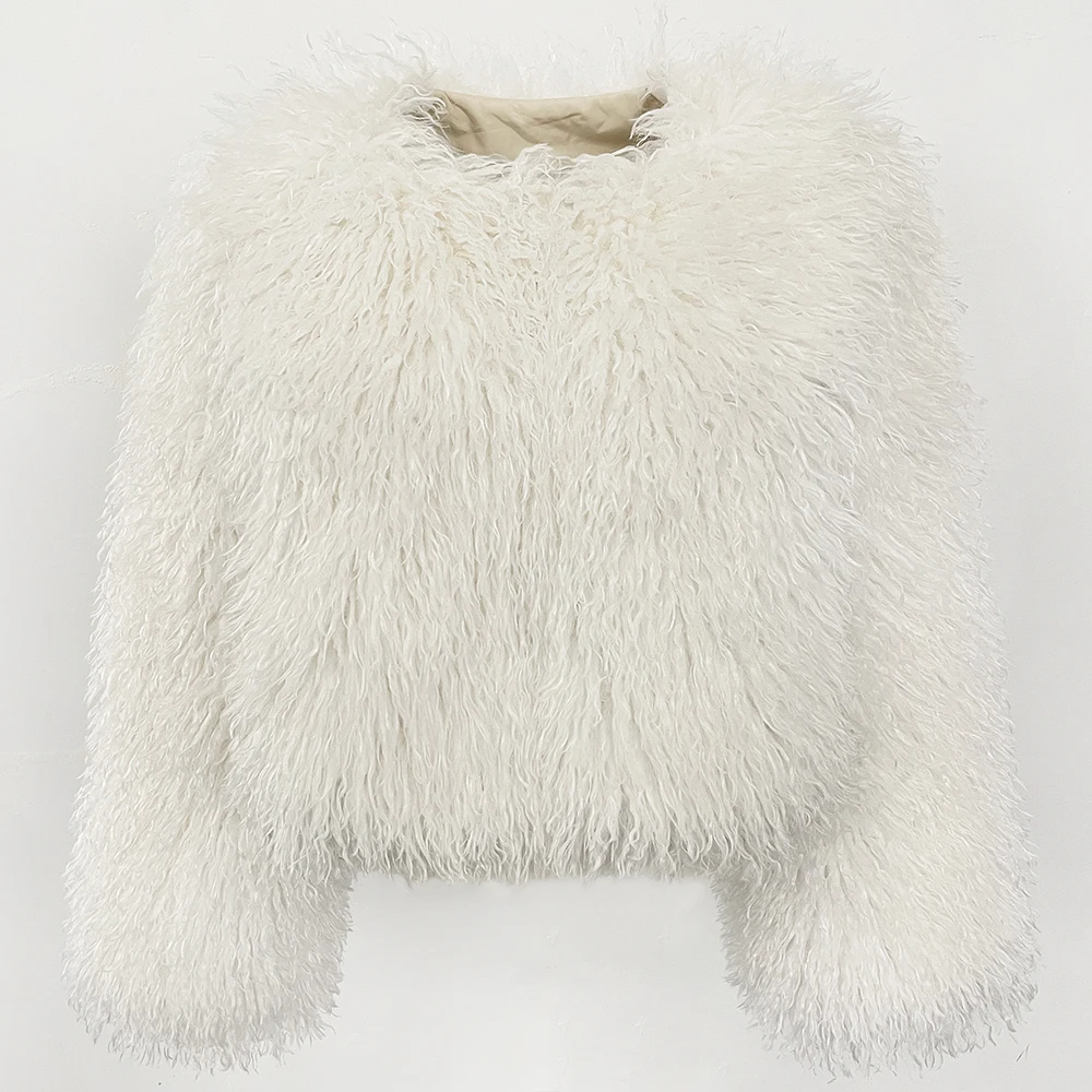 フェイクファーコート無地女性フェイクファージャケット新しいス - Winter Clothing Manufacturers のレビューと価格