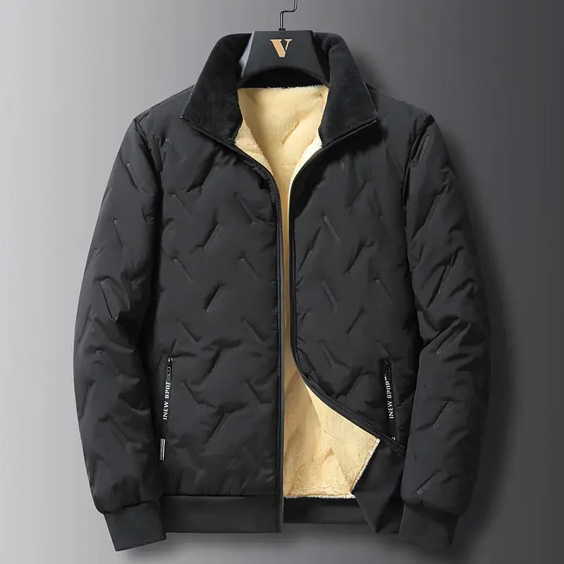 メンズパッド入りダウンジャケット,カジュアルパーカー,韓国ス - Winter Clothing Offer のレビューと価格