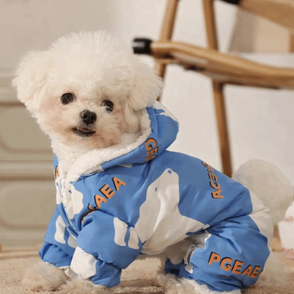 かわいい暖かい犬用冬服、抜け毛防止、厚手のペット用屋外服、防 - Winter Clothing For Dogs のレビューと価格