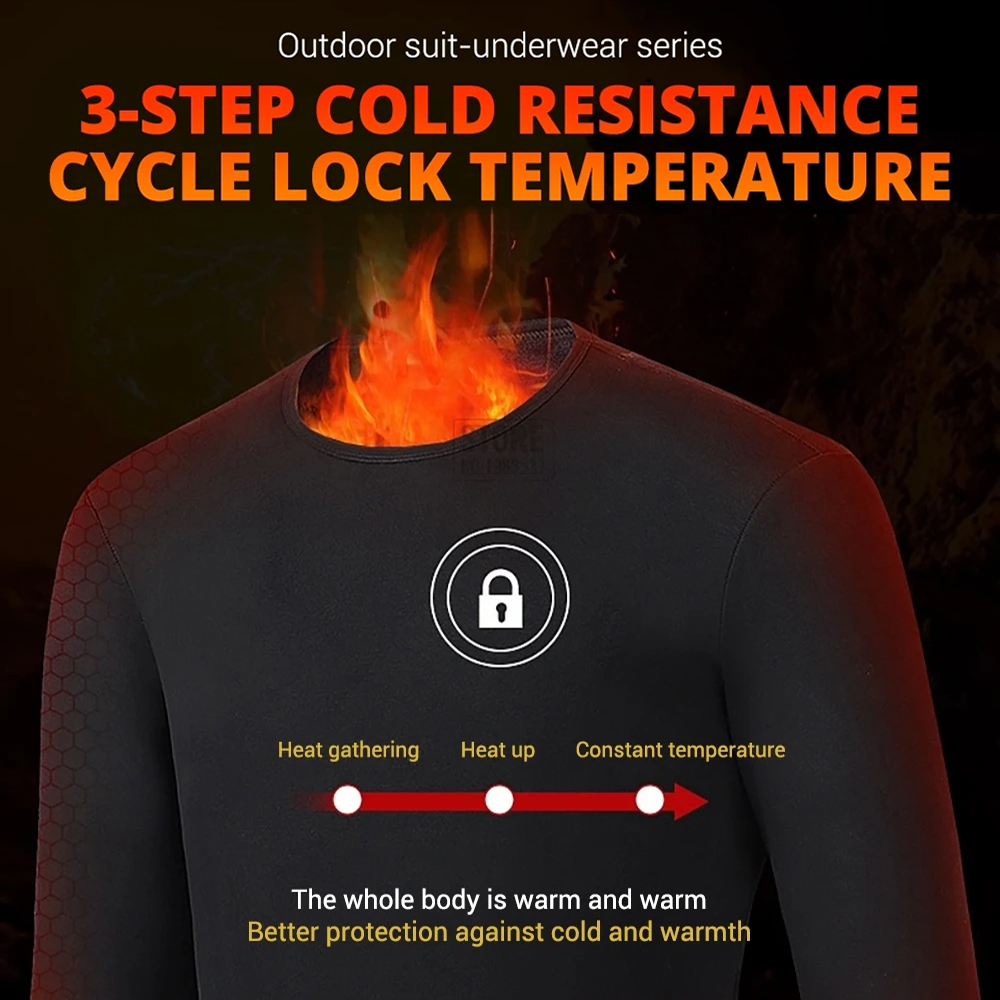 男性用の冬の熱加熱ジャケット,ベスト,加熱下着,スキースーツ - Winter Clothing Pk のレビューと価格